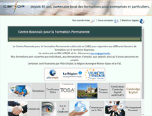 Tablet Screenshot of cerfop.fr